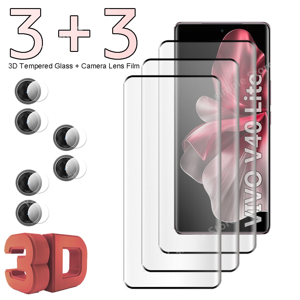 Vivo V40 - Szkło Hartowane 3+3 Zakrzywione do Vivo