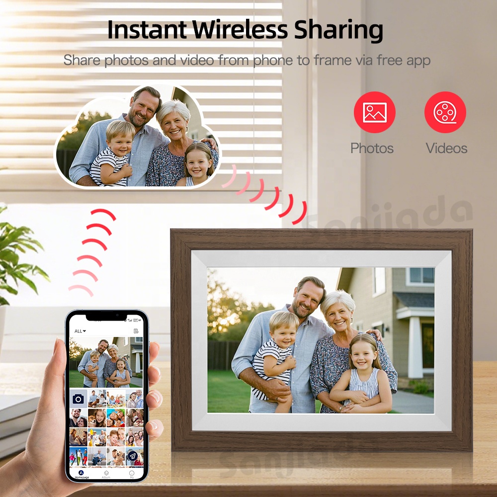 Digital Photo Frame Wifi - Cyfrowa ramka na zdjęcia WiFi 10,1