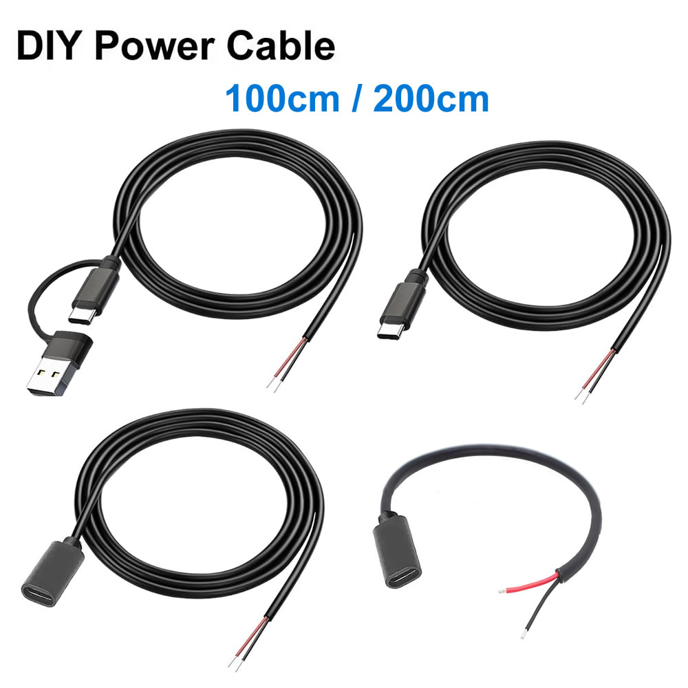 Diy Electronics Gadgets - DC 2-pinowy kabel zasilający USB i
