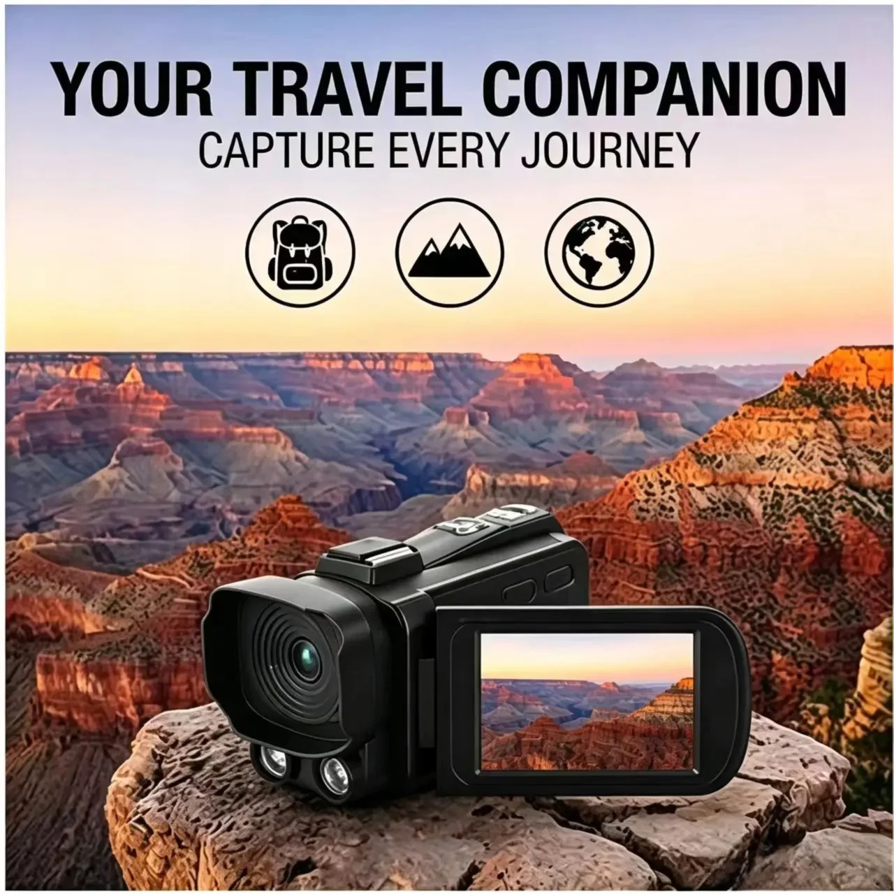 Electronics Home Gadgets - Kamera cyfrowa 1080P Full HD, wideorejestrator,