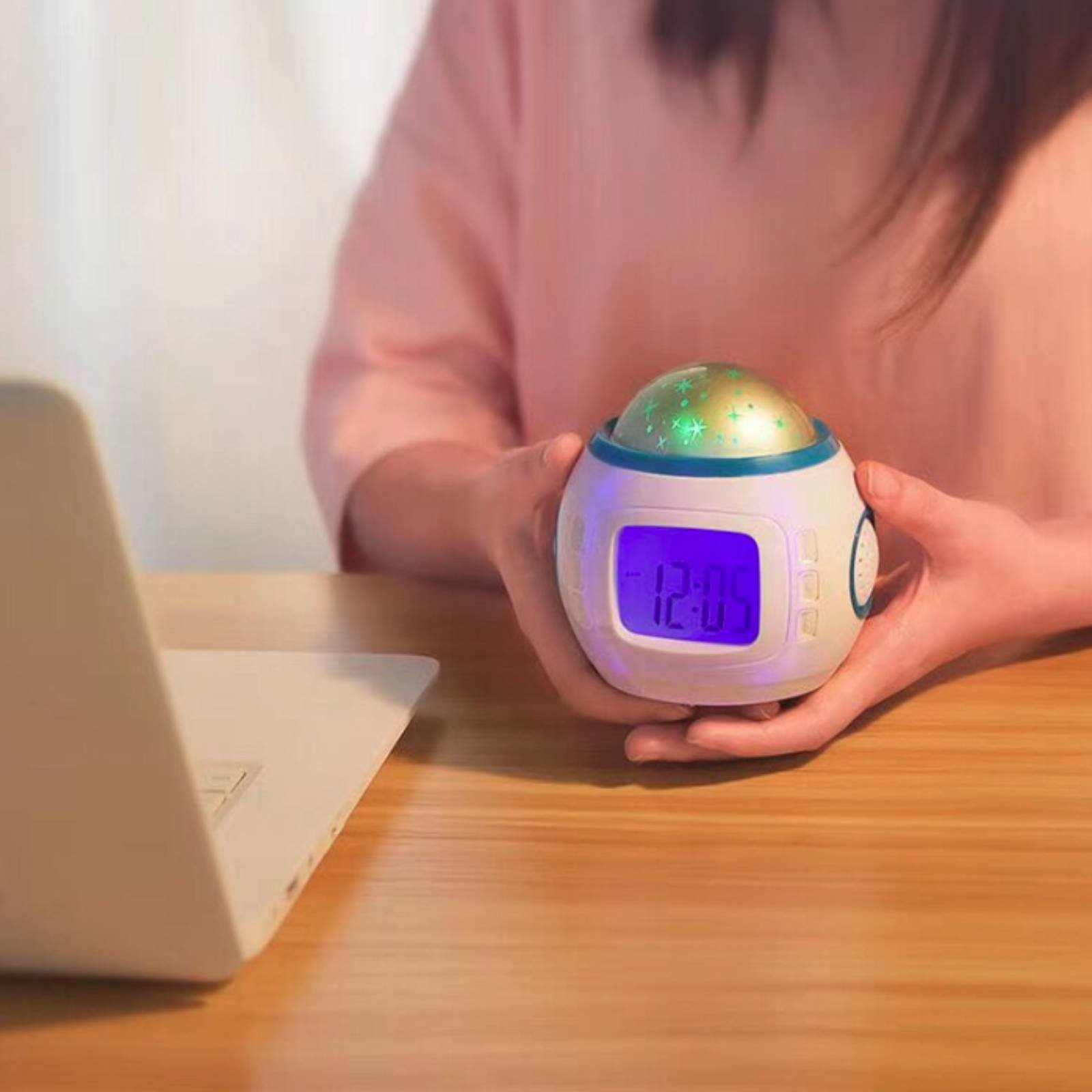 Electronics And Gadgets G - Zegar z projekcją nieba, alarm, kolorowe