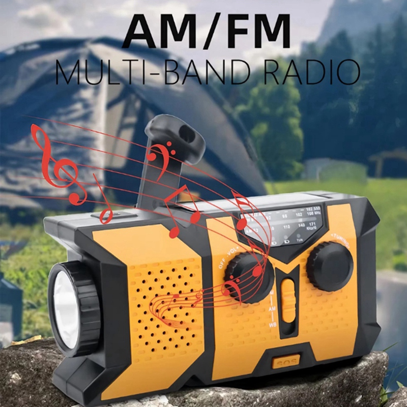 Radio solarno-krankowe z latar – Solar Powered Charger recenzja i cena