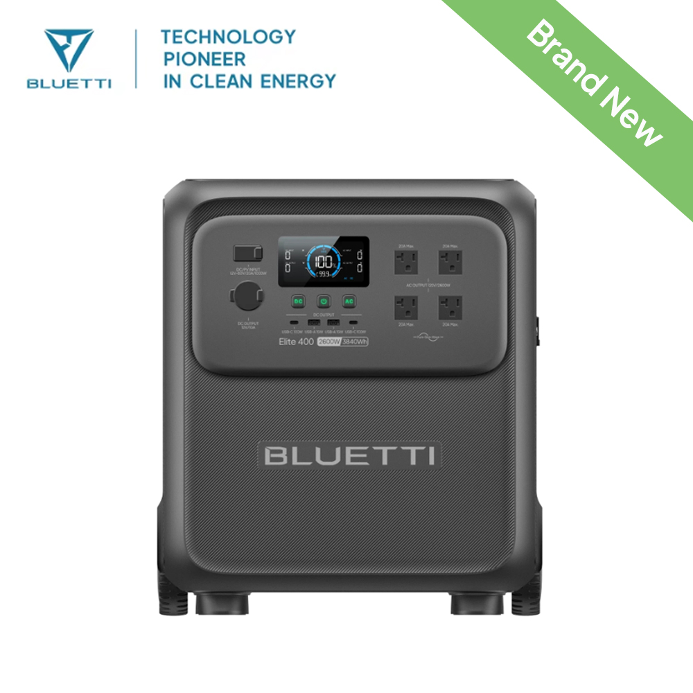 BLUETTI Elite 400 2600W 3840Wh – Solar Powered Charger recenzja i cena