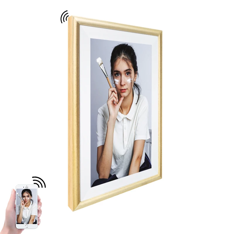 32-calowa kwadratowa drewniana – Digital Photo Frame Wifi recenzja i cena