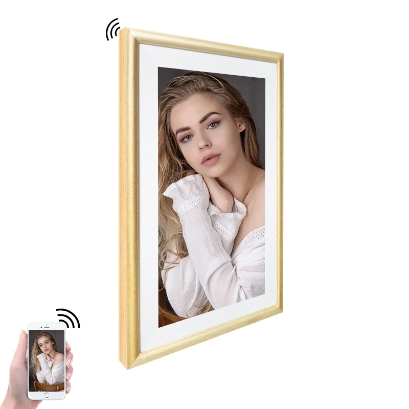 32-calowa kwadratowa drewniana – Digital Photo Frame Wifi recenzja i cena