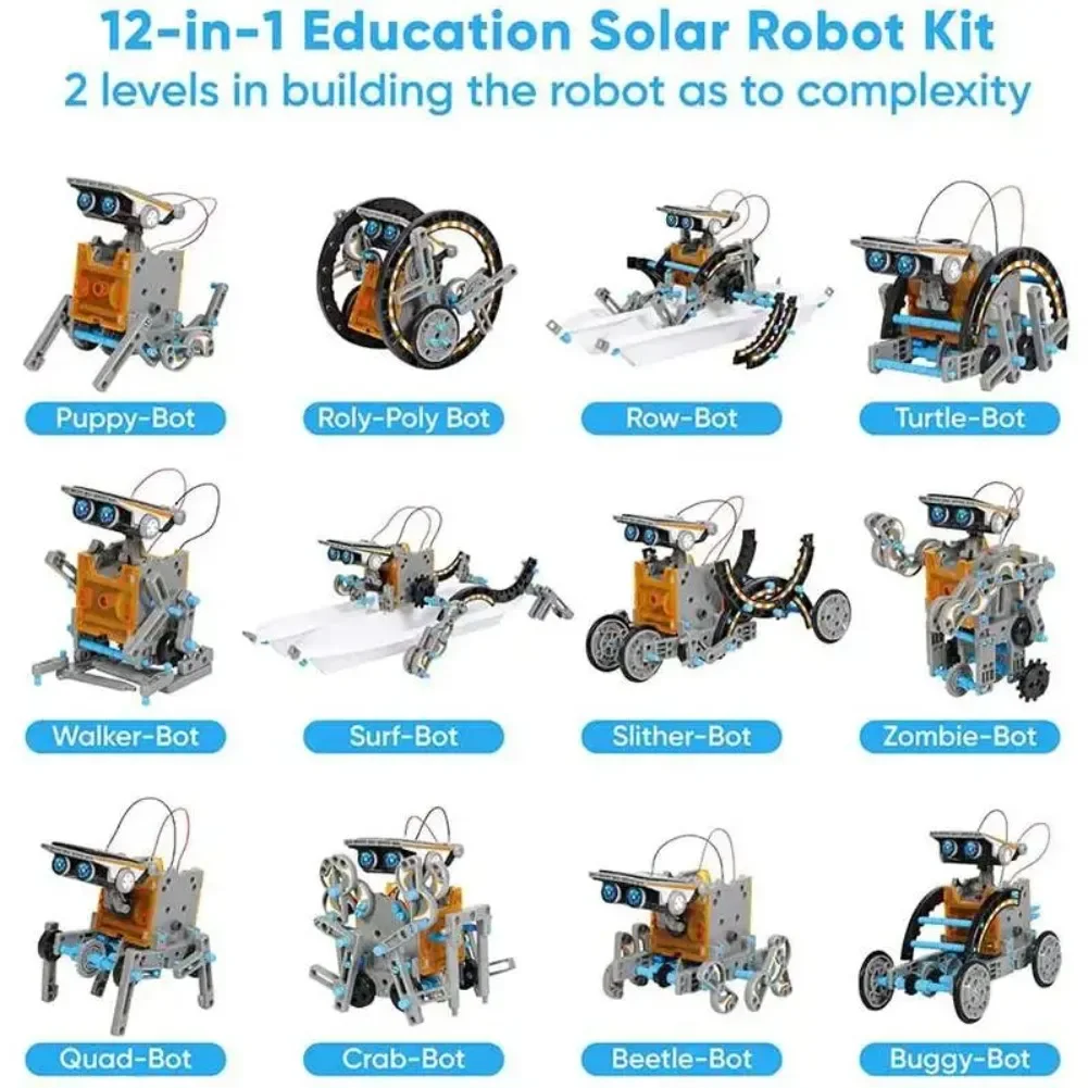 13 w 1 Robot zasilany energią  – Diy Electronics Gadgets recenzja i cena