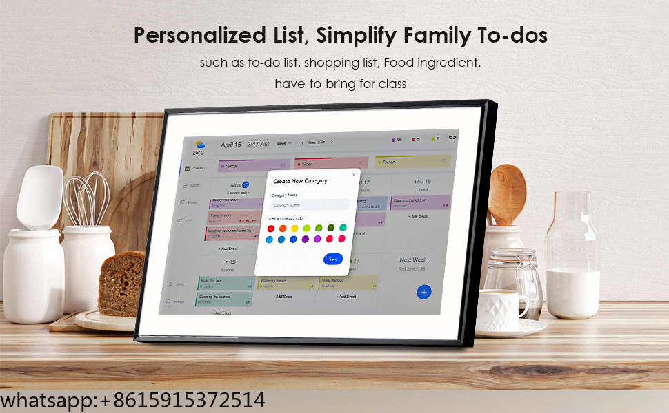 Cyfrowa ramka na zdjęcia TCDST – Digital Photo Frame Wifi recenzja i cena